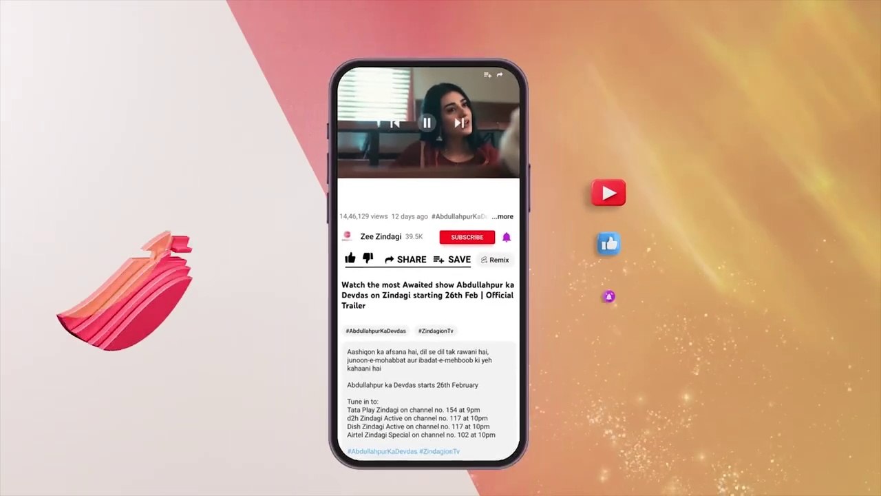 Abdullahpur Ka Devdas   Episode 1  Bilal Abbas Khan, Sarah Khan, Raza Talish