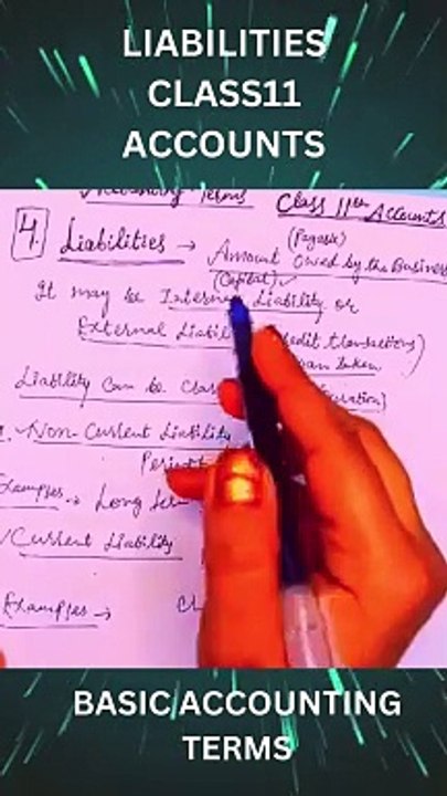 WHAT ARE IABILITIES? BASIC ACCOUNTING TERMS. ACCOUNTING.