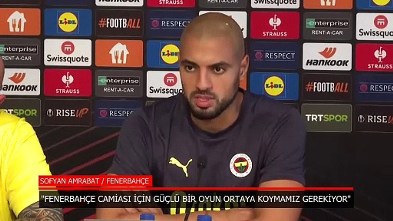 Sofyan Amrabat: Savaşmak için hazırız