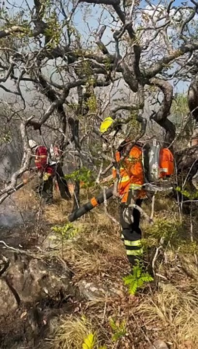 Incêndio atinge Parque Nacional da Chapada dos Veadeiros