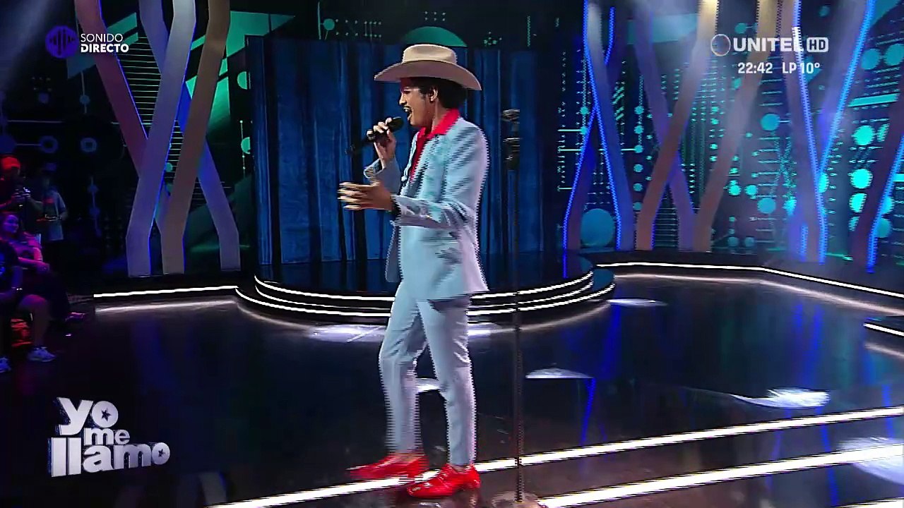 El imitador de Bruno Mars transmitió sensibilidad con el tema ‘Die with a smile’