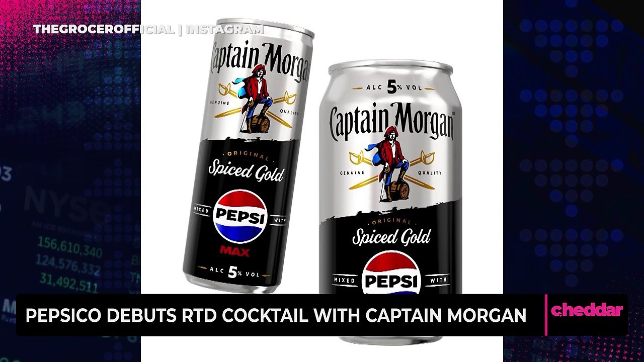 PepsiCo Debuts RTD Cocktail with Captain Morgan