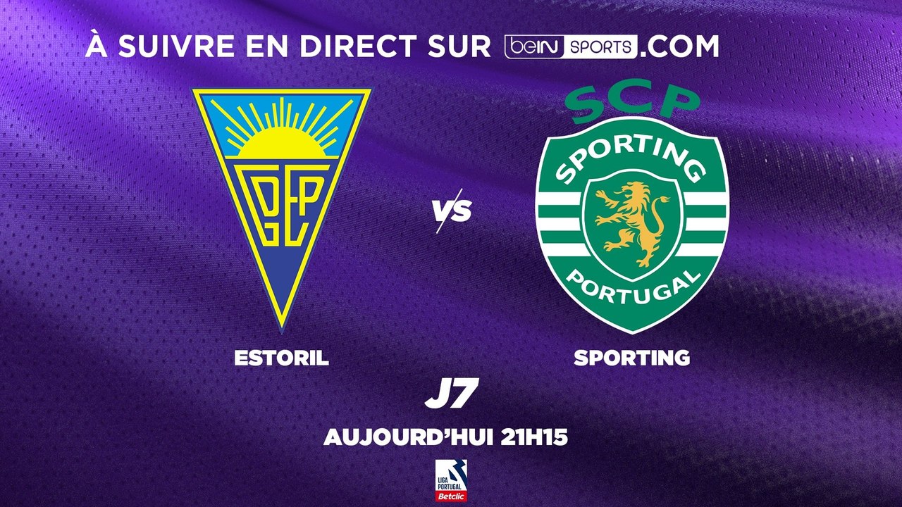 Suivez le match Estoril - Sporting en direct