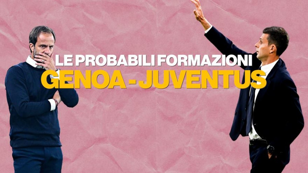 Perin titolare e sorpresa Rouhi: le probabili formazioni di Genoa-Juve
