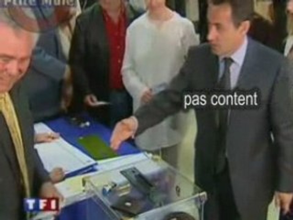 Sarkozy content pas content