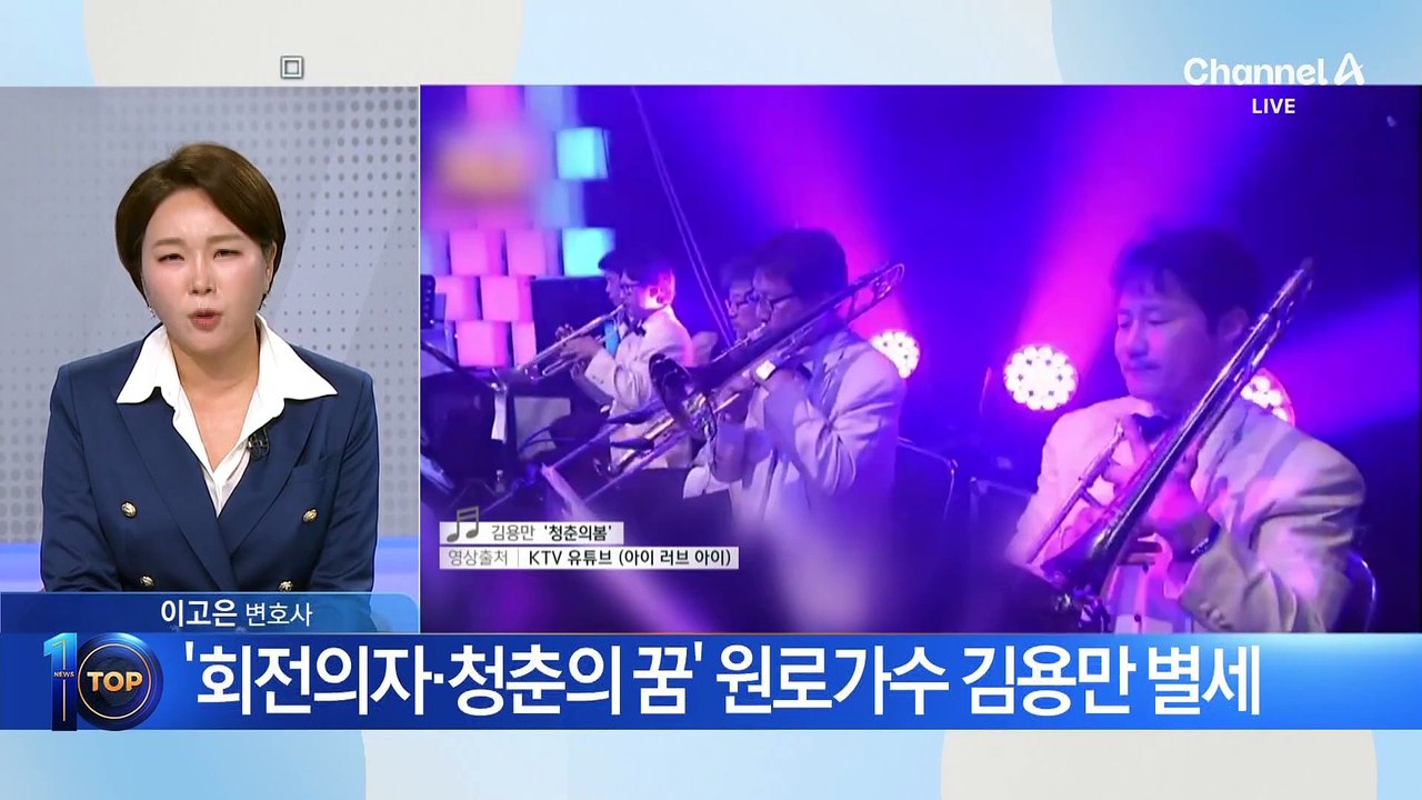 ‘회전의자·청춘의 꿈’ 원로가수 김용만 별세