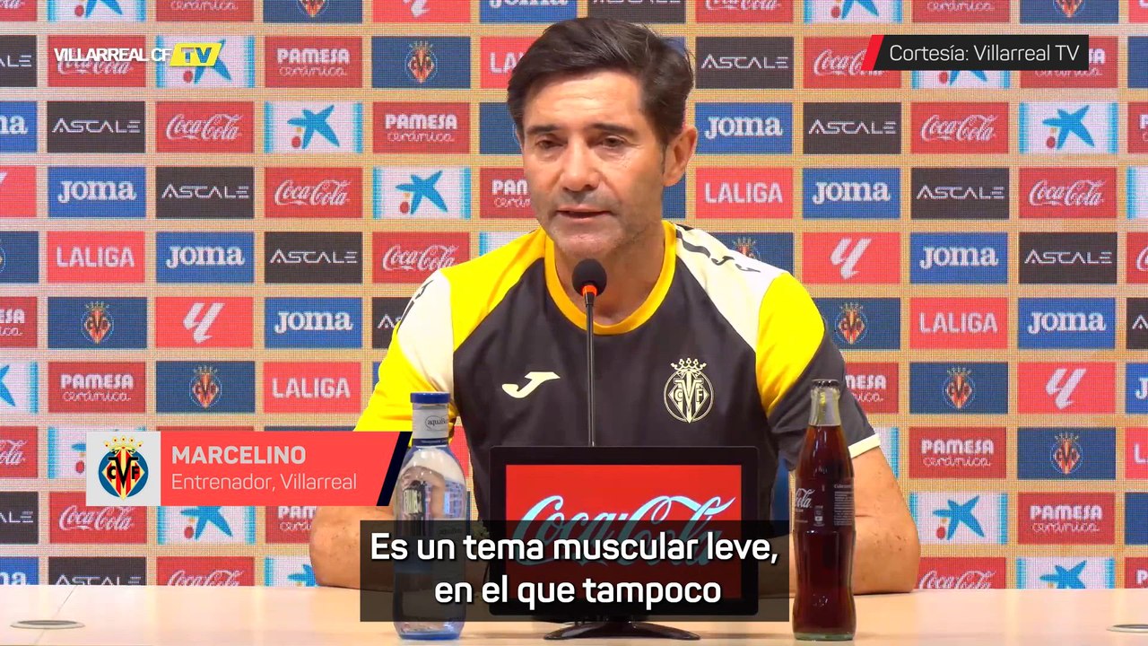 Marcelino descarta a Ayoze: "Tiene un tema muscular leve, no merece la pena arriesgarnos"
