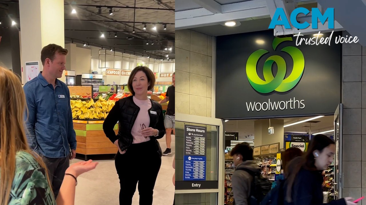 Aussie shopper confronts Woolworths CEO in busy supermarket