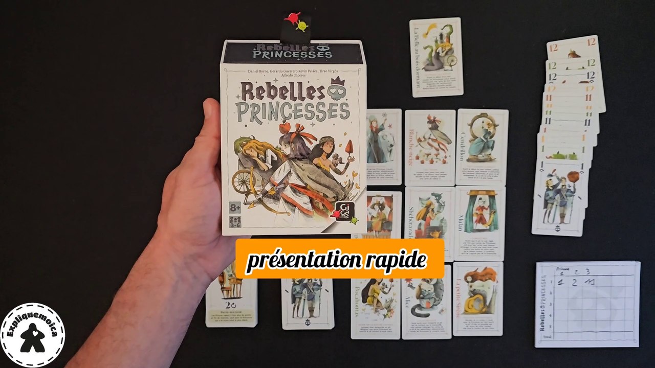 Présentation rapide de  REBELLES PRINCESSES  #gigamic #expliquemoica