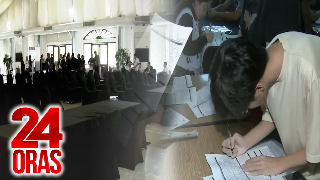 Mga humabol sa huling araw ng voter registration, dagsa | 24 Oras