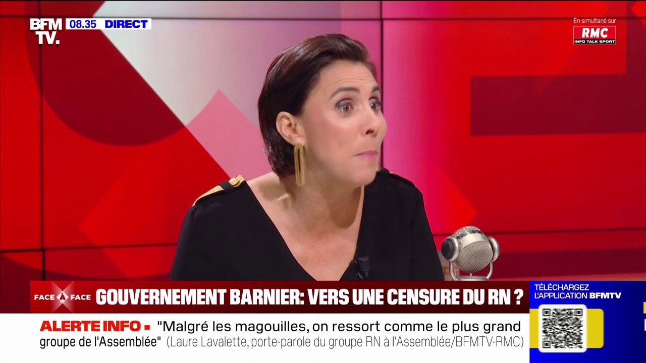 Laure Lavalette (RN): "Quand on écoute Bruno Retailleau(...) on a l'impression que c'est un porte-parole du Rassemblement national"