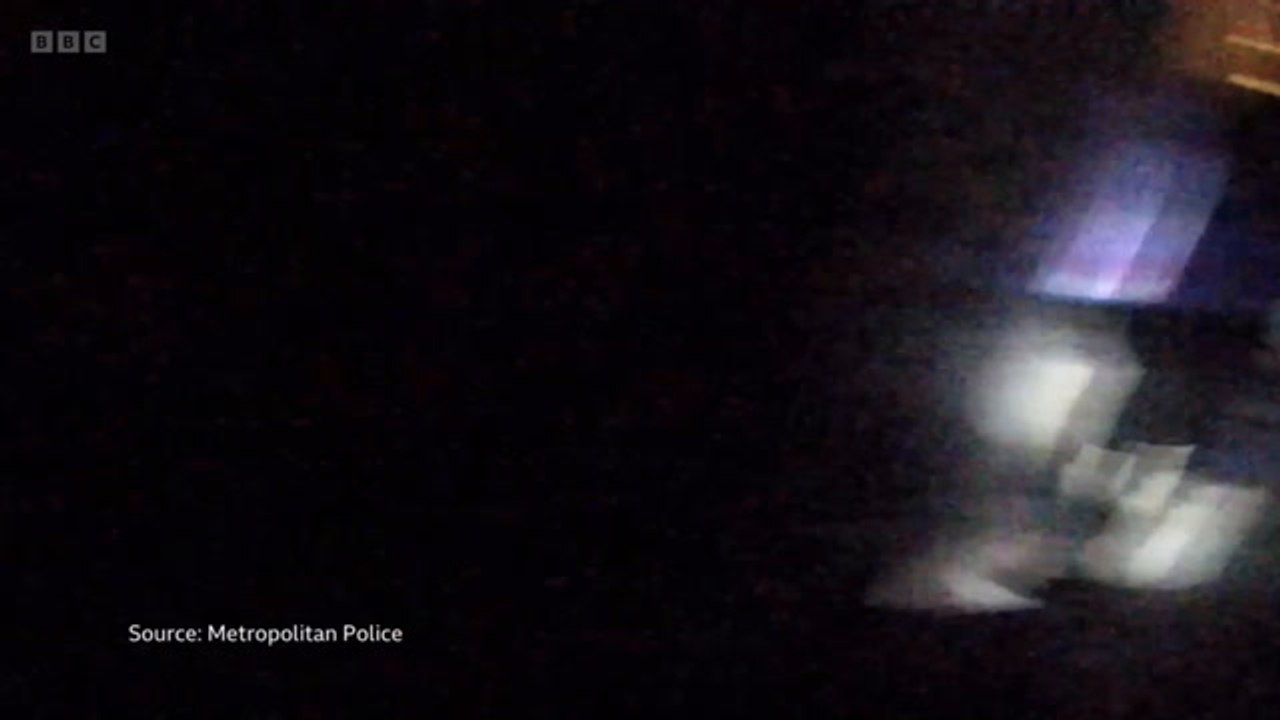 Moment police rescue trafficked slaves from Enfield home