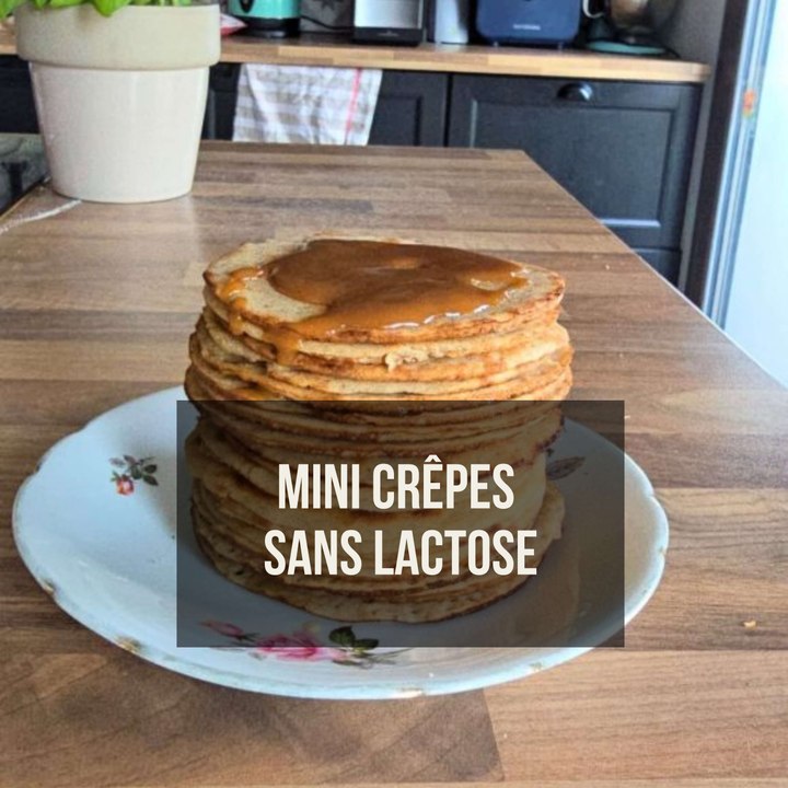 ✨ Petites crêpes sans lactose