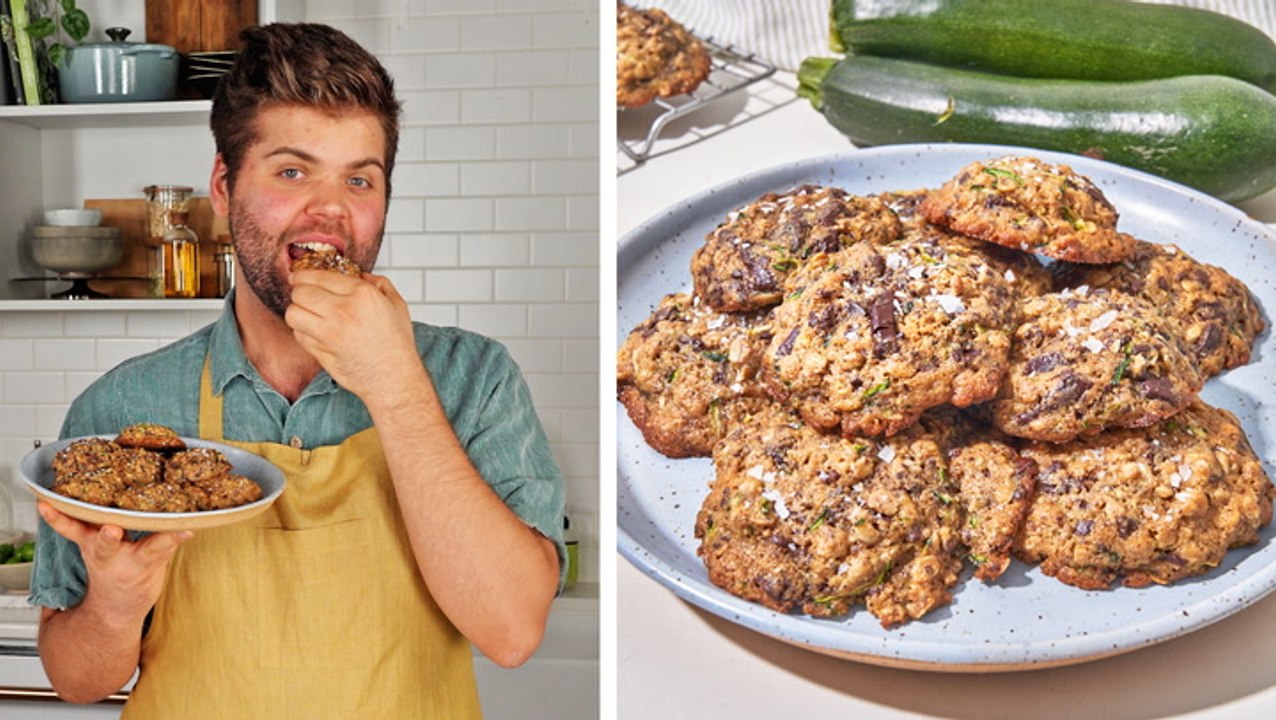 How to Make Dark Chocolate Chip-Zucchini Cookies