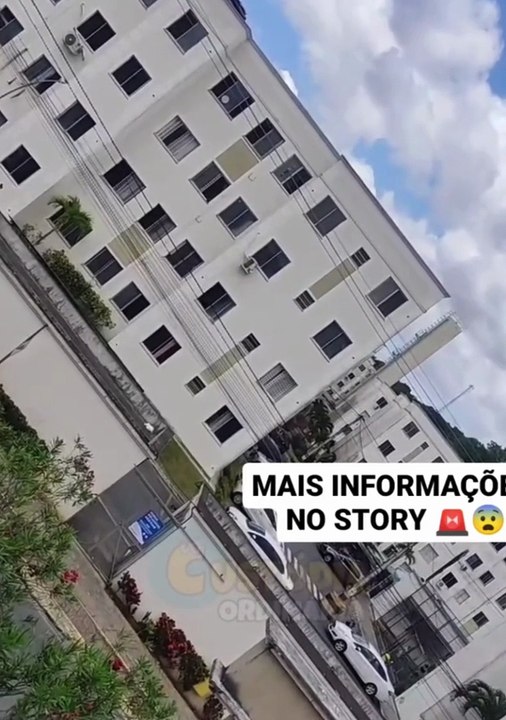 VÍDEO: Policial flagra mulher traindo ao chegar em casa, mata amante a tiros e joga corpo pela janela