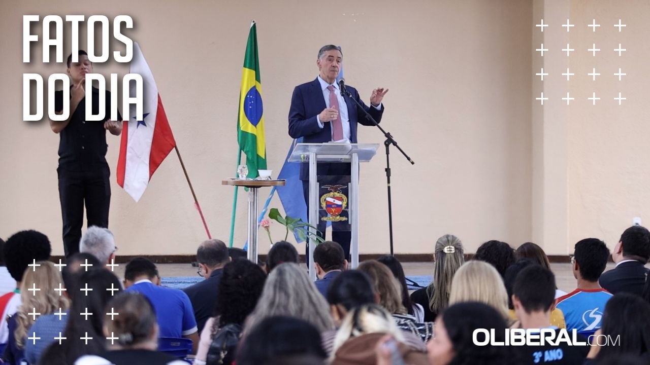 Em escola de Belém, presidente do STF provoca reflexão sobre valores, integridade e conhecimento