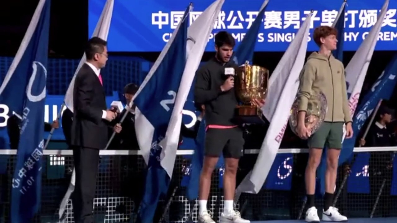 Tennis - Pékin 2024 - Carlos Alcaraz won, Jannik Sinner lost in final !