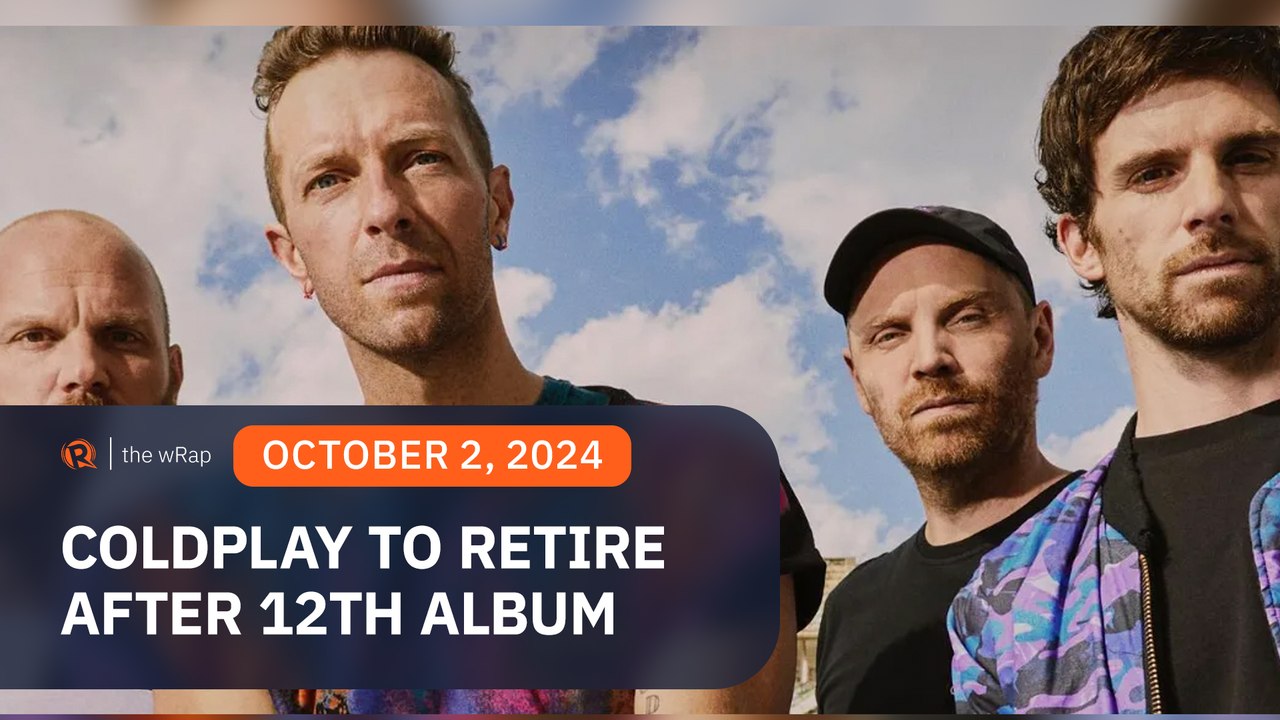 Chris Martin says Coldplay to retire after 12th studio album