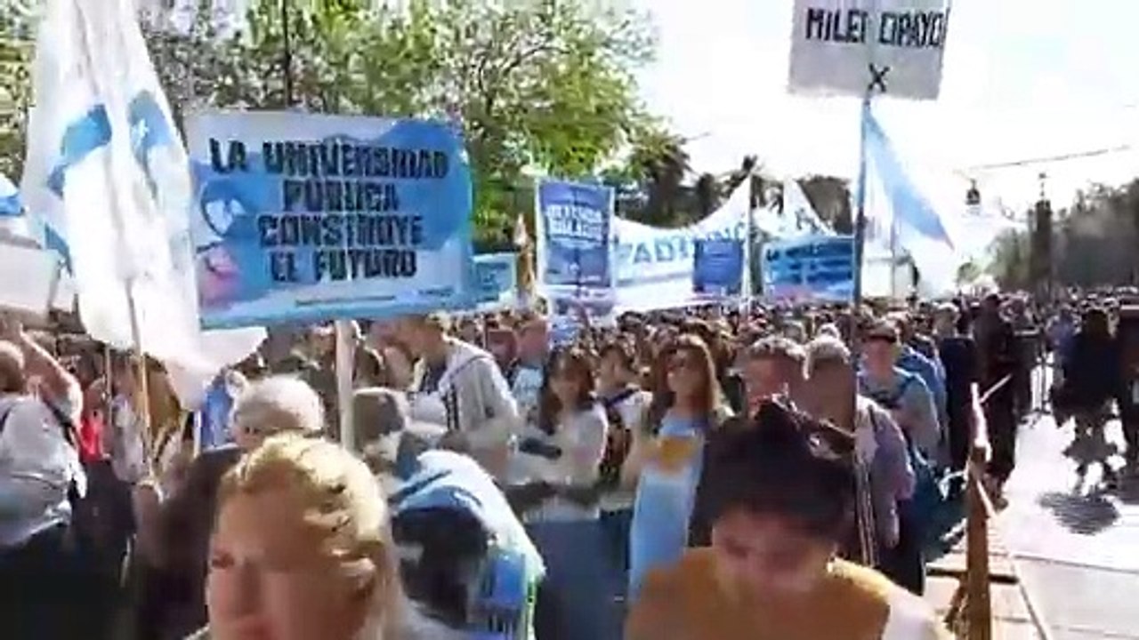Mendoza: así se vivió la Marcha Federa Universitaria
