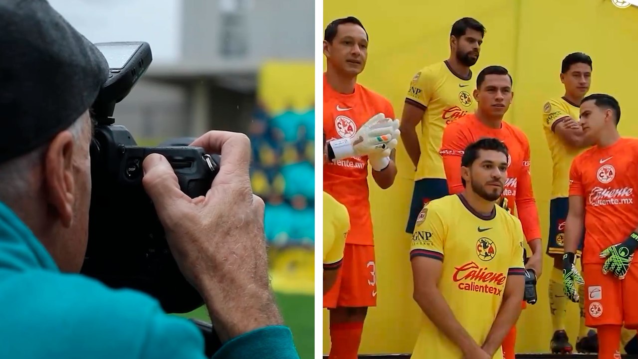 América Femenil y Varonil se toman la foto oficial del Apertura 2024