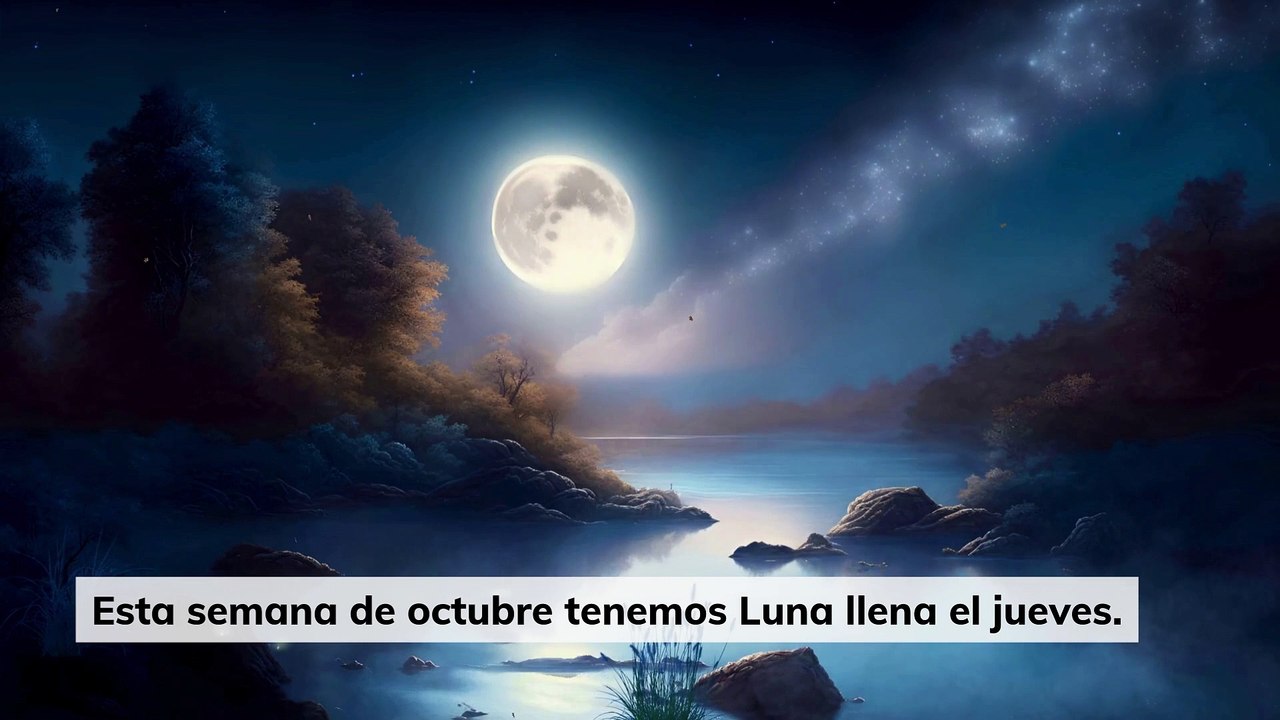 Luna hoy: calendario lunar del 14 al 20 de octubre
