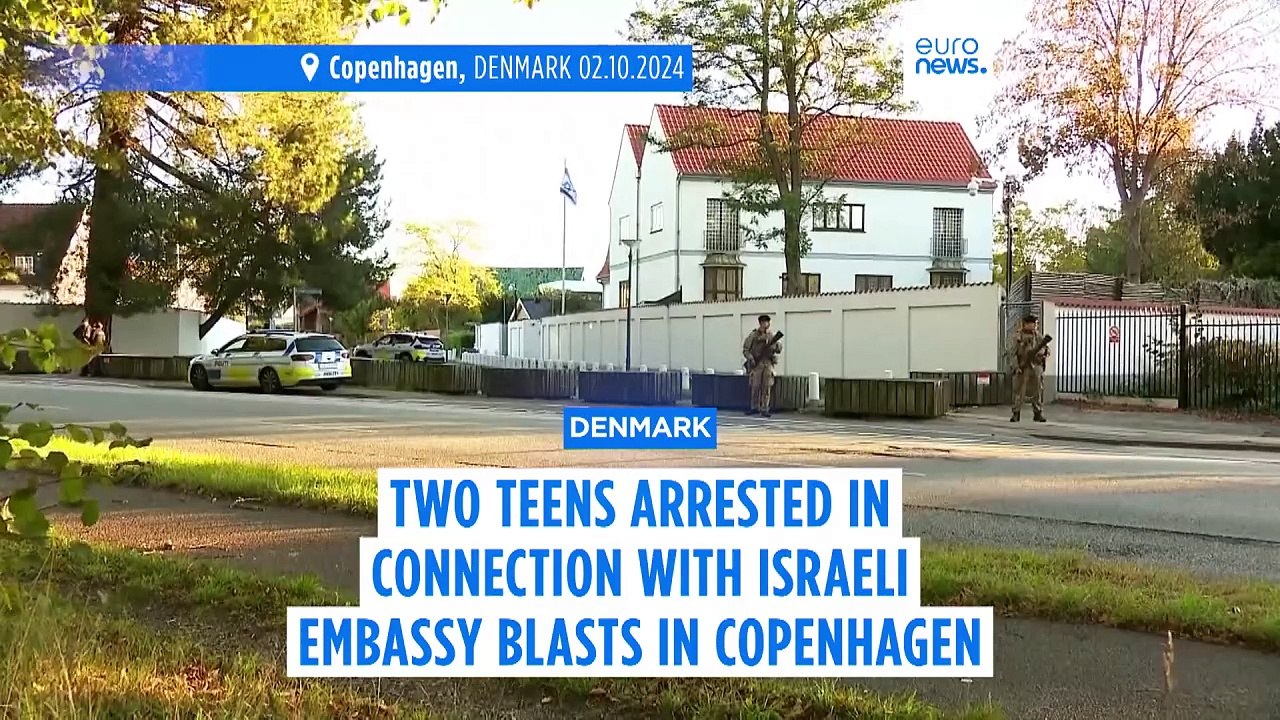 Two Swedish teens arrested in Copenhagen in connection with Israeli embassy blasts