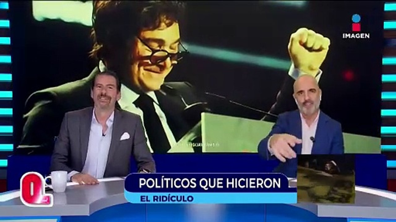 Javier Milei lo dio todo durante un mitin