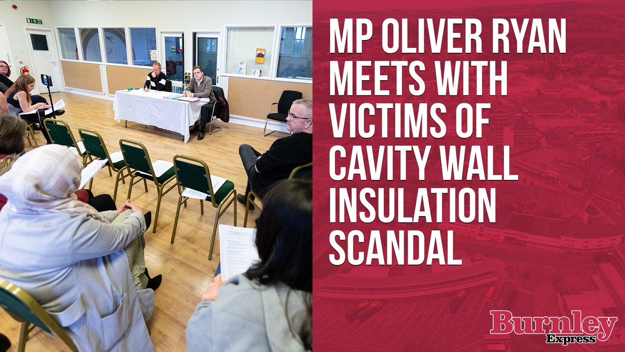 MP Oliver Ryan meets with victims of cavity wall insulation scandal