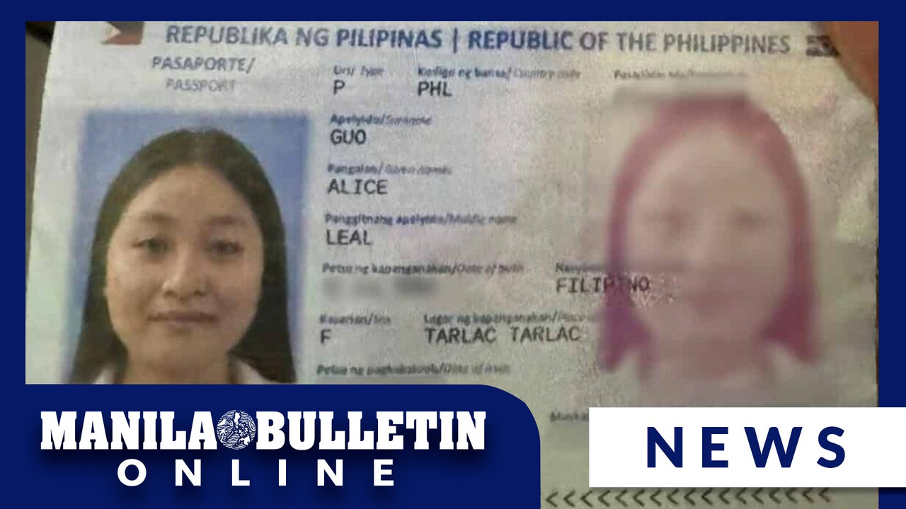 DFA cancels passport of Alice Guo