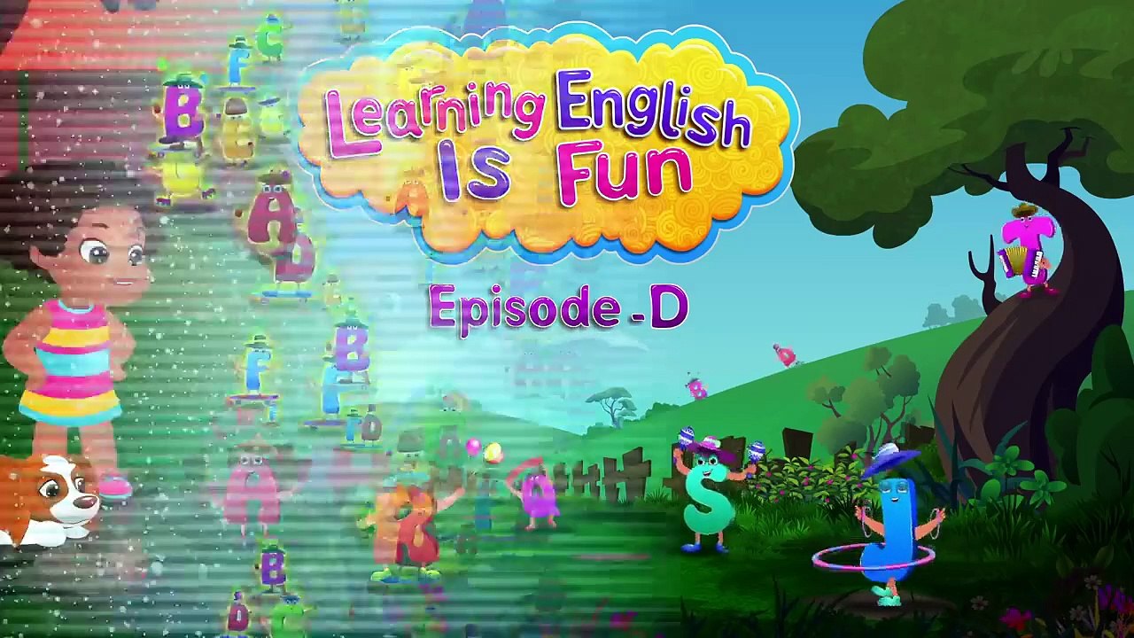 Learning English Is Fun - Alphabet “D” - Phonics & Words Learning For Preschool Children