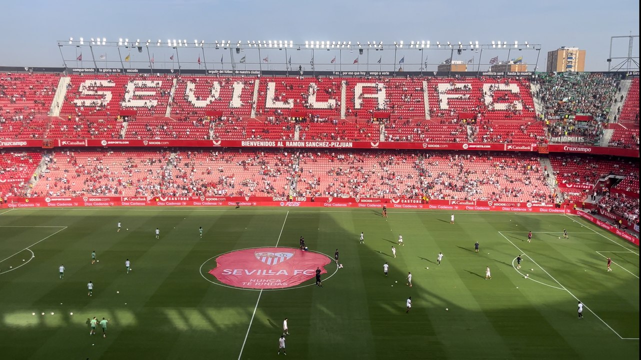 Saltan al césped del Sánchez-Pizjuán