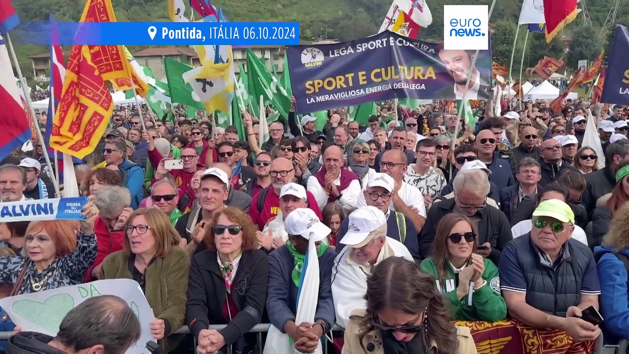 Grupo dos "Patriotas pela Europa" reúne-se em torno do político italiano Matteo Salvini