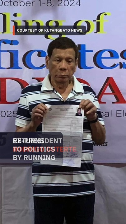 Duterte aims for Davao comeback as political dynasty faces test
