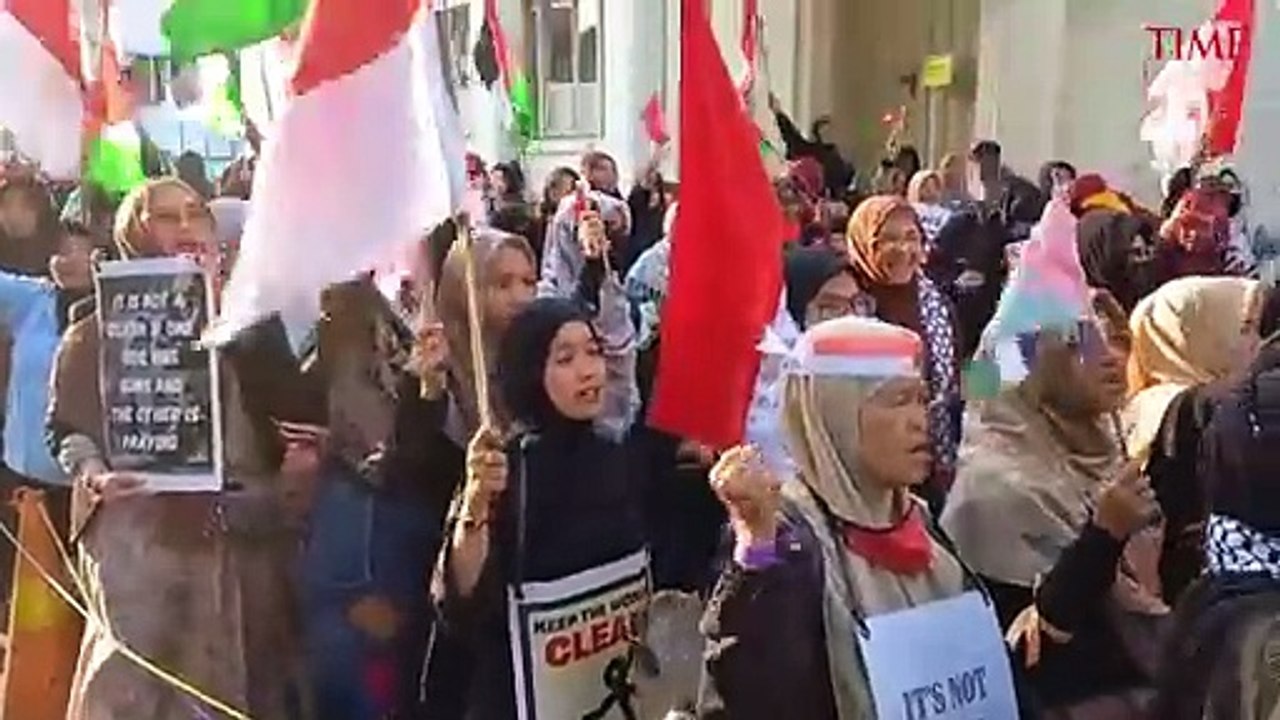 Pro-Palestine Protests Break Out Throughout the World on Oct. 7 Anniversary