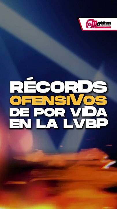 ¡Récords Ofensivo de por vida LVBP!