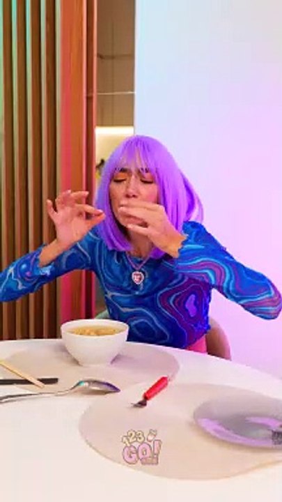 Magic Twisting Fork!  #123go #food #hacks