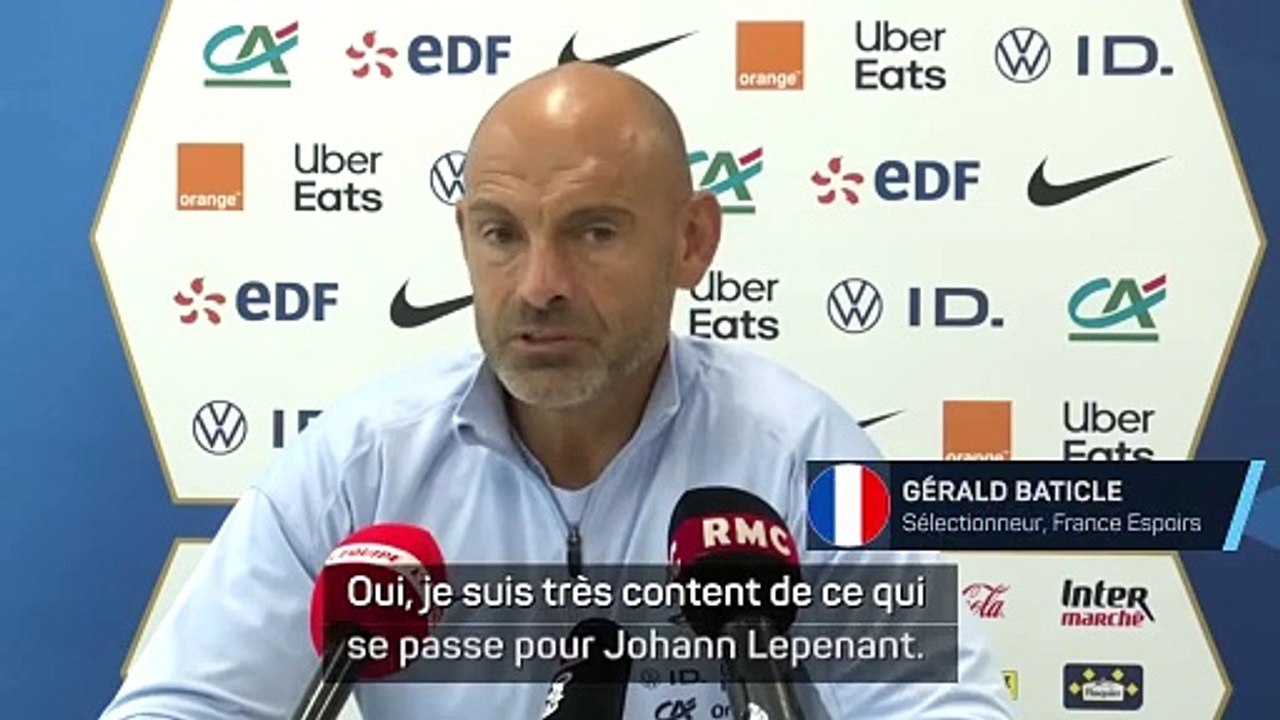 Baticle heureux du retour de Lepenant