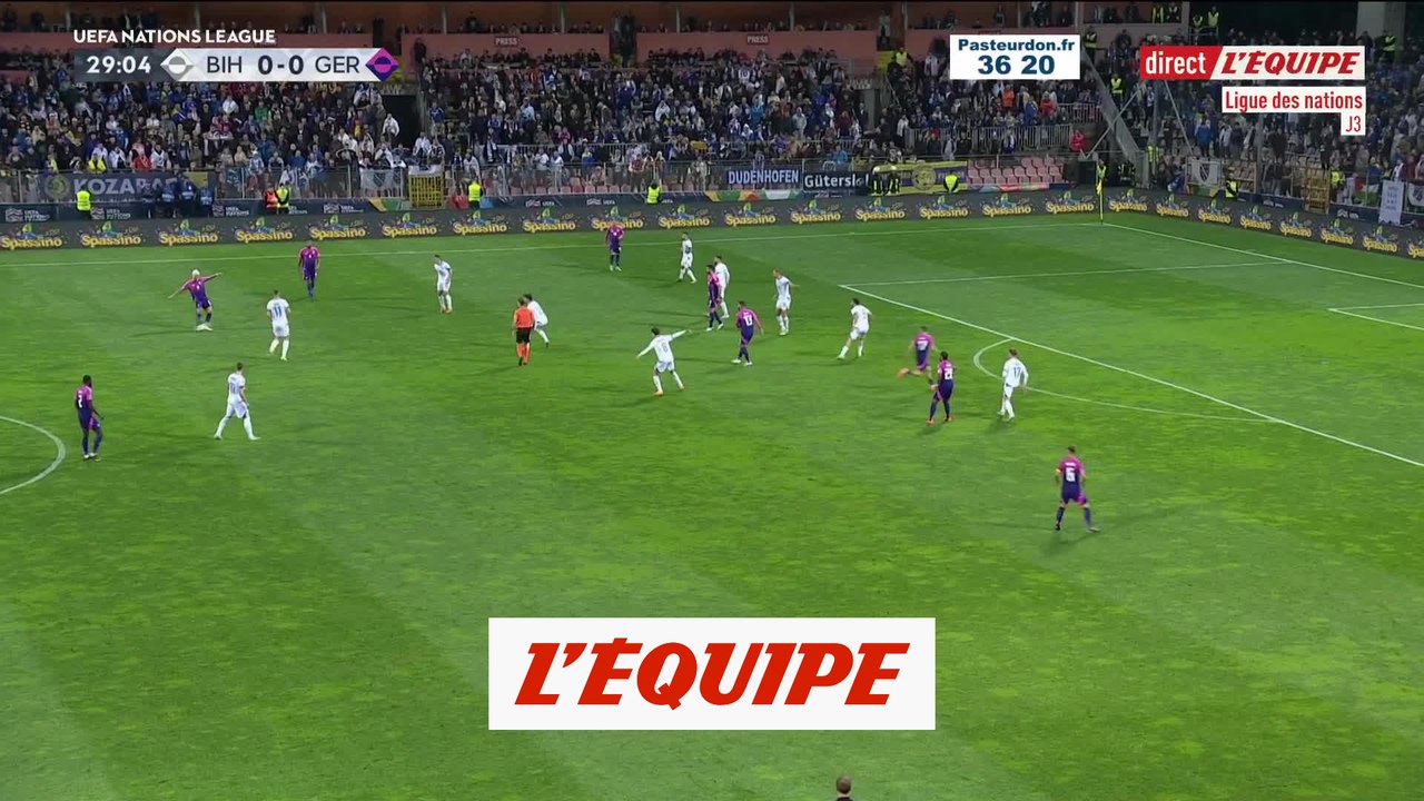 L'ouverture du score de Undav face à la Bosnie-Herzégovine - Foot - L. Nations - ALL