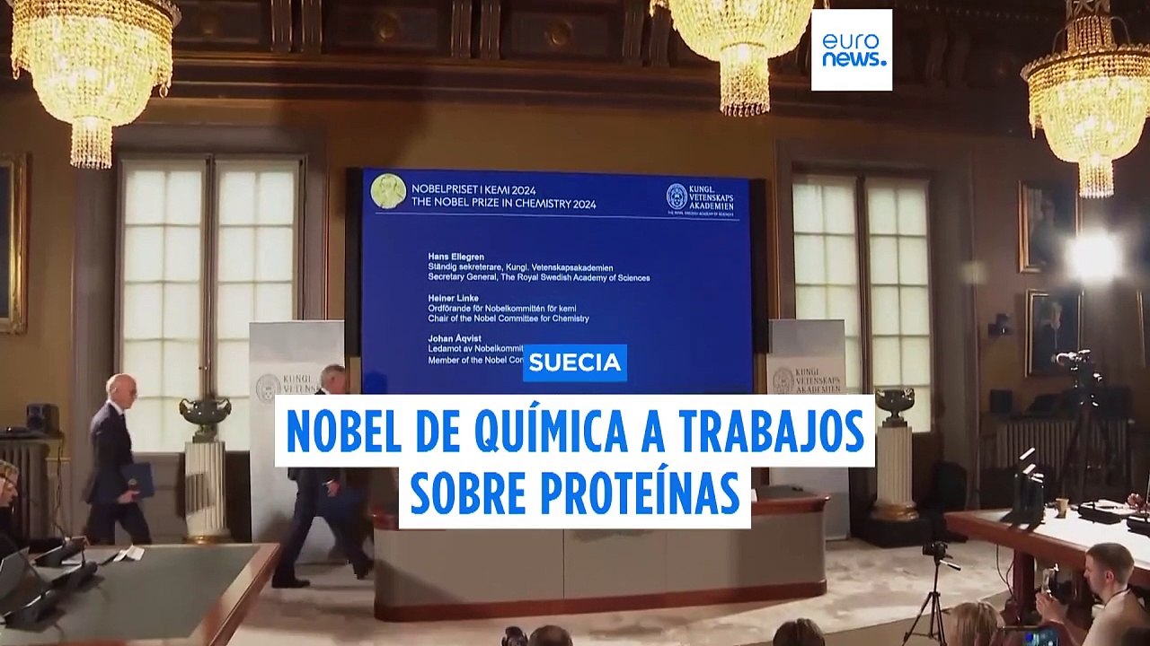 Nobel de Química a D.Baker, D. Hassabis y J. Jumper por predecir la estructura de las proteínas