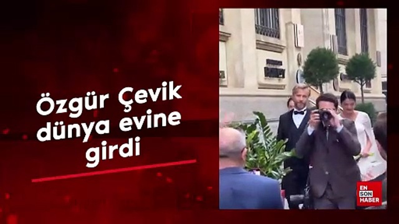 Özgür Çevik dünya evine girdi