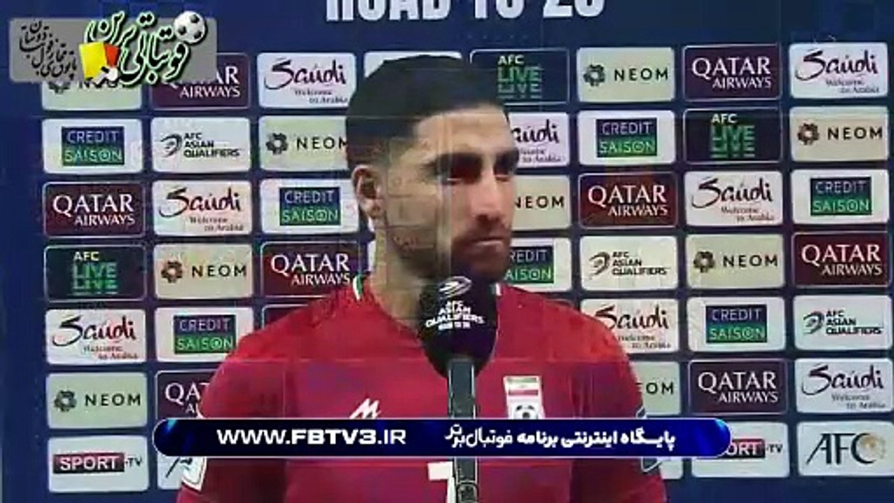 صحبت‌های جهانبخش بعد از بازی ازبکستان و ایران