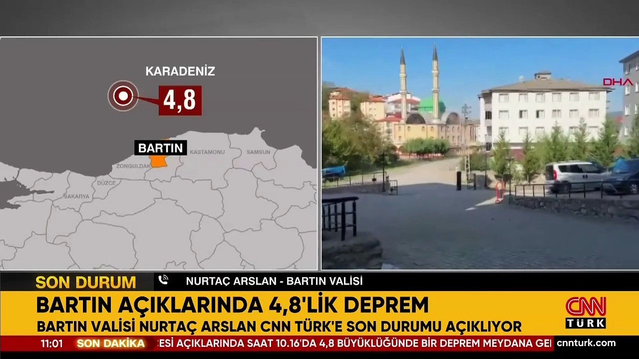 SON DAKİKA DEPREM | Karadeniz'in Bartın-Zonguldak açıklarında deprem!