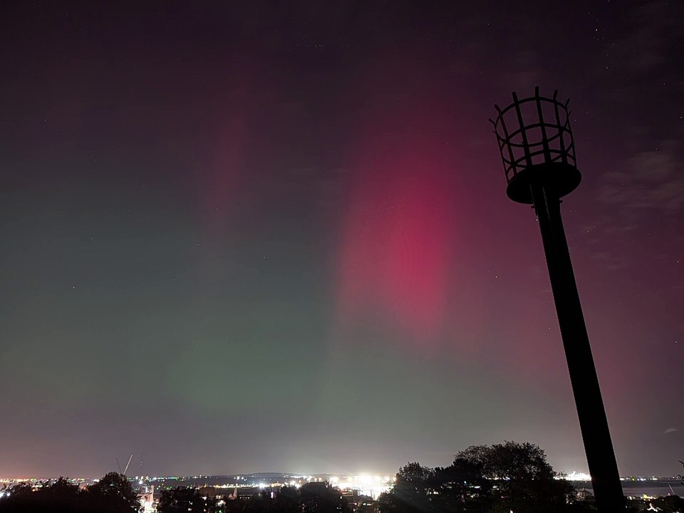 The Northern Lights in Gravesend