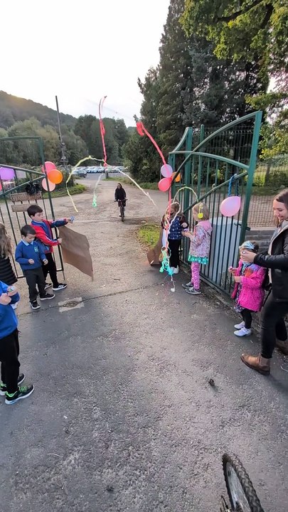 Llanfoist lad completes cycle challenge for charity!