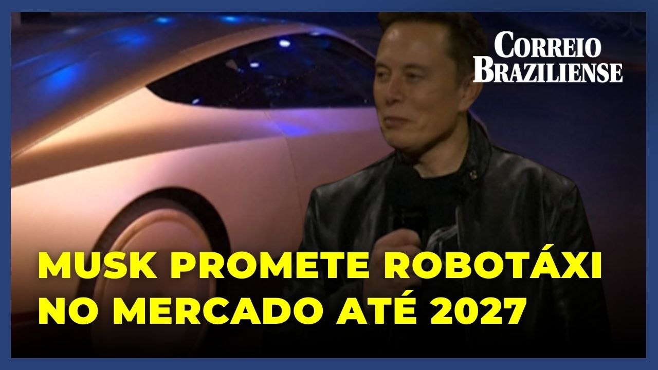 Robotáxi: carro capaz de se dirigir sozinho é lançado por Musk