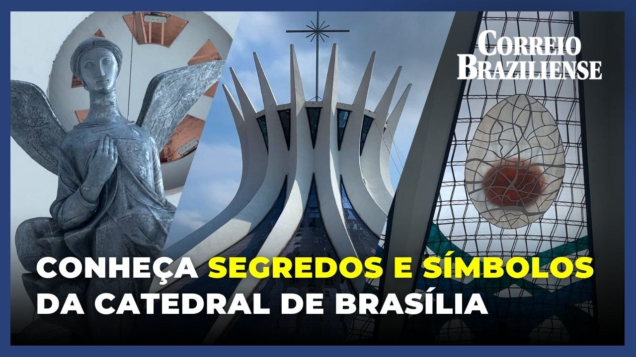 Catedral de Brasília guarda conjunto de curiosidades e símbolos da fé cristã