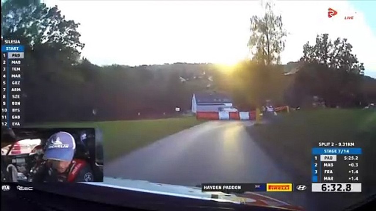 ERC Rally Silesia 2024 SS7 Franceschi Funny Interview