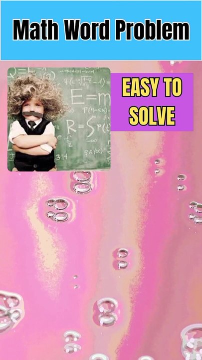 Math word problem... esay to solve