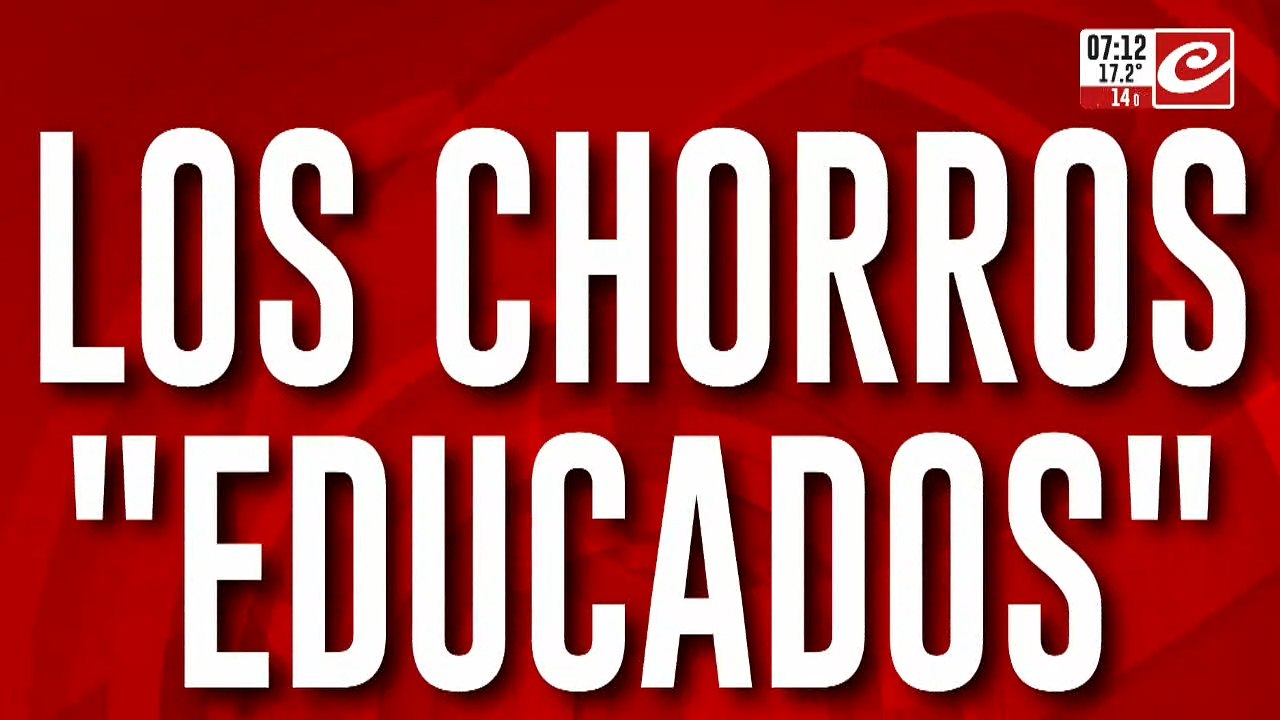 Choros "educados": video muestra cómo actúan los ladrones de buenos modales