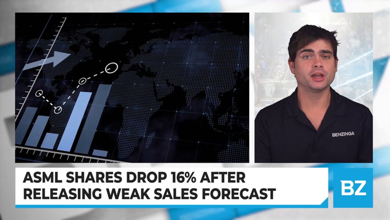 ASML Shares Drop 16% After Releasing Weak Sales Forecast